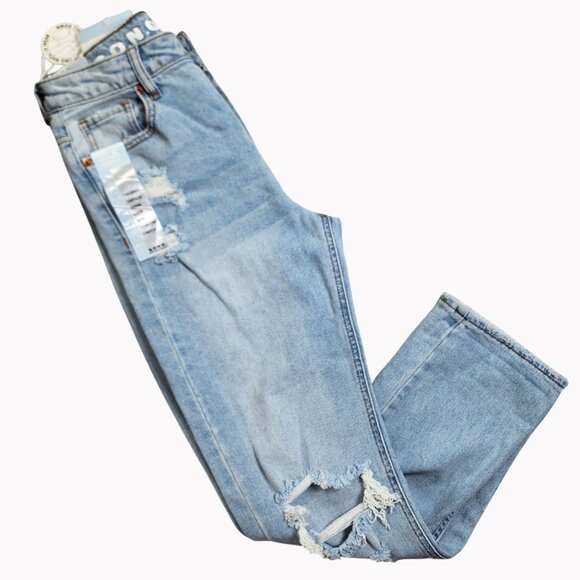 SONG Timeless Fit womens 3/26 Comfort Vintage Stretch Distressed Jeans New - Picture 5 of 12